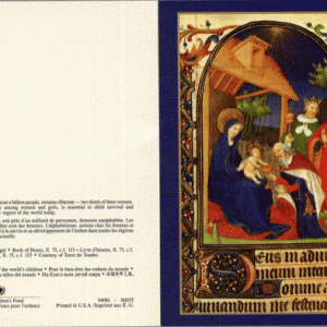 Postal UNICEF - Adoração dos Magos