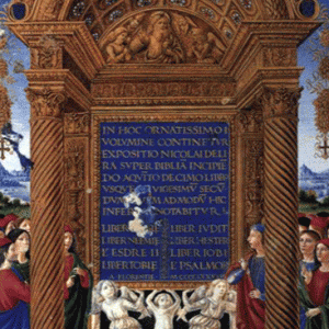 Postal Bíblia dos Jerónimos, frontispício do Vol. I